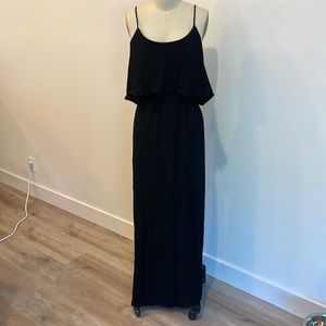 Black maxi dress